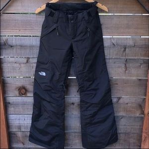 North Face snow pants black XS NWOT